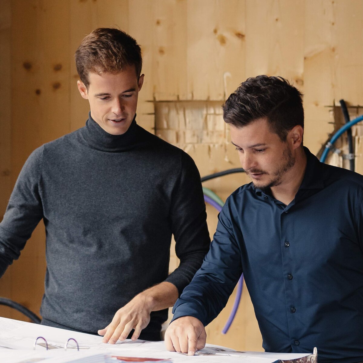 Jan Marc Castlunger und Daniel Tolpeit 