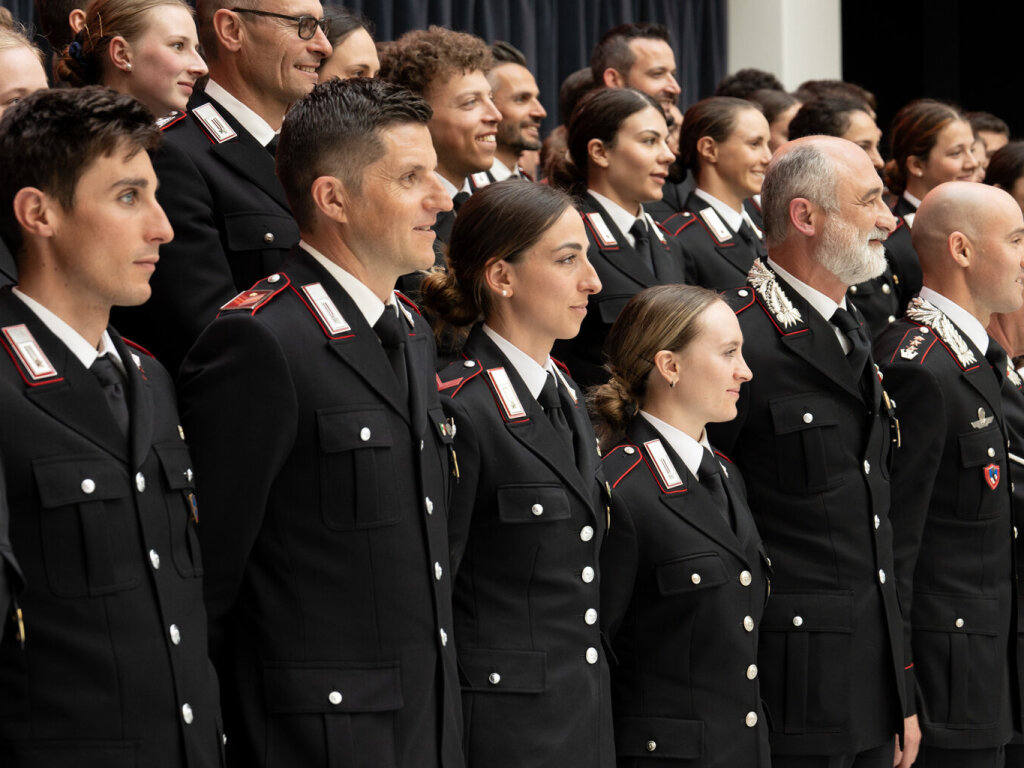 Die Athletenfeier des Centro Sportivo Carabinieri